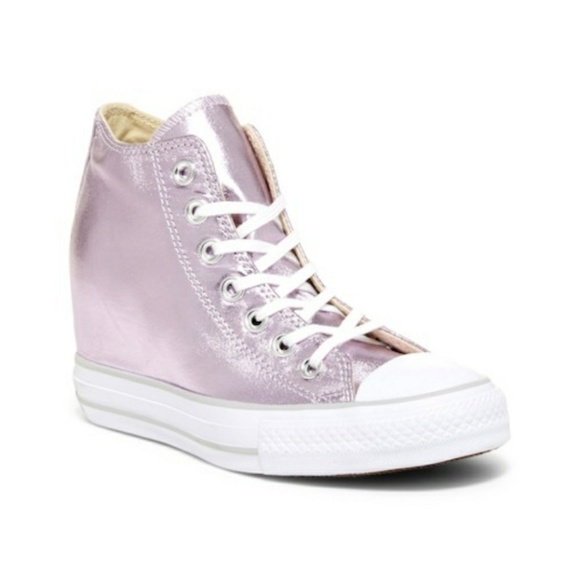 NWT Chuck Taylor All Star Lux Mid Wedge Sneaker - Picture 3 of 7